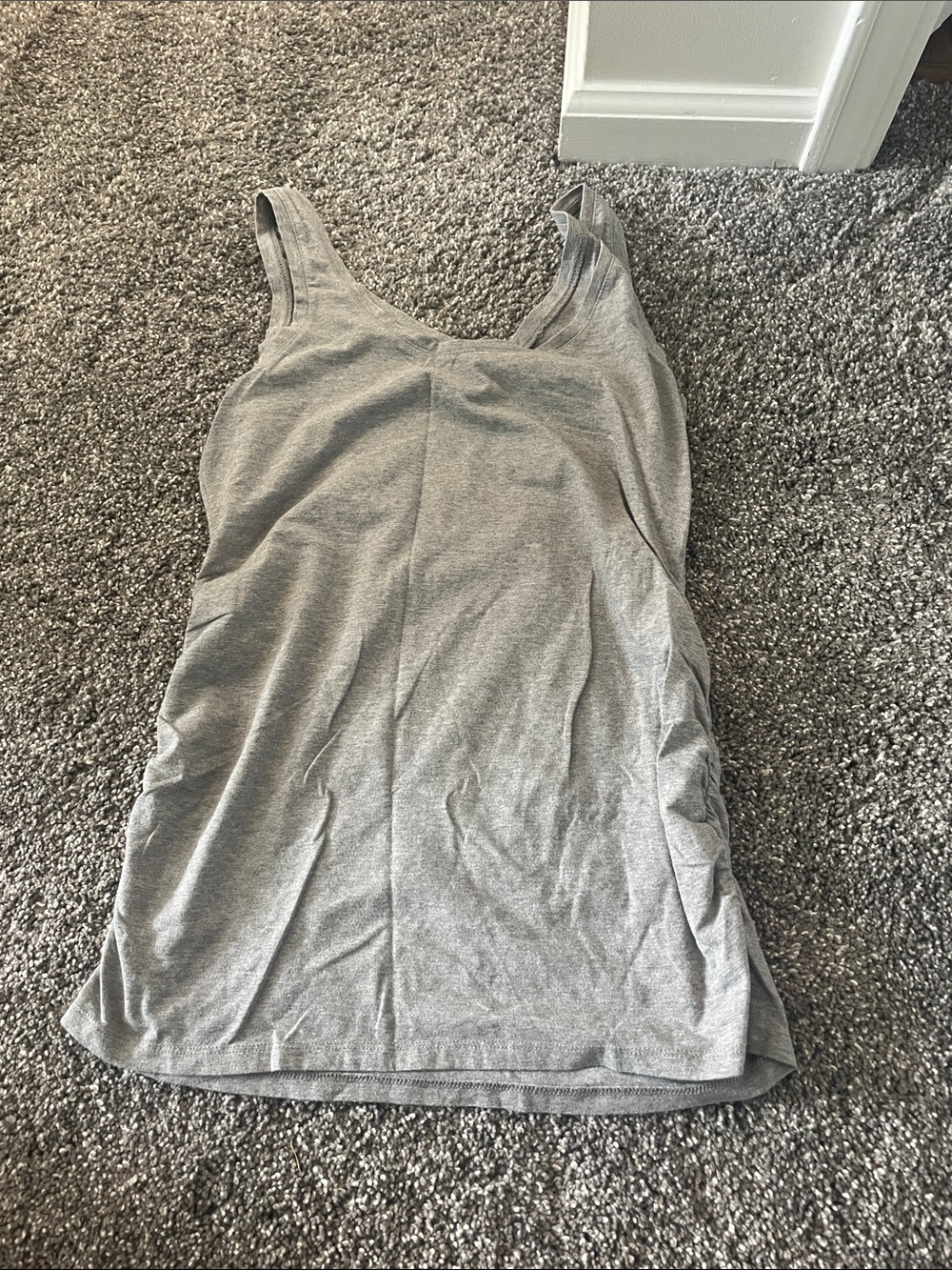 Motherhood Maternity Grey Scoop Neck Tank